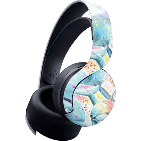 Pastel Dolphins by Sheena Pike PlayStation PS5 Skins